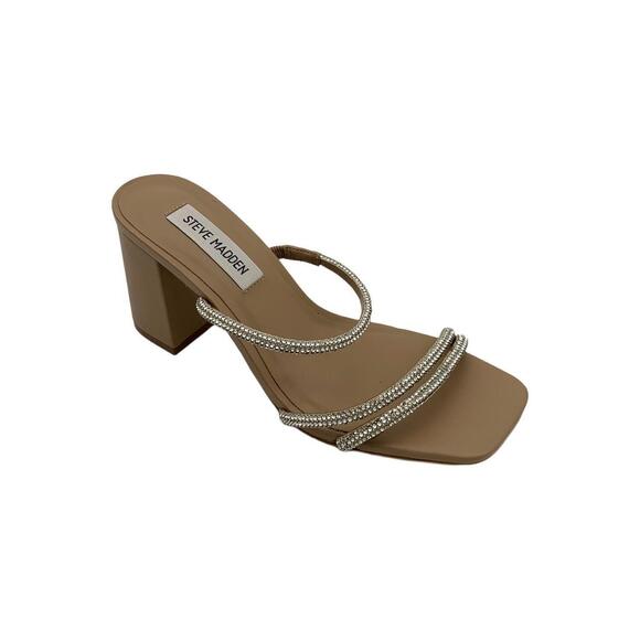 Steve Madden Shoes - Steve Madden Women's Avani Blocked Heel Rhinestone - Medium